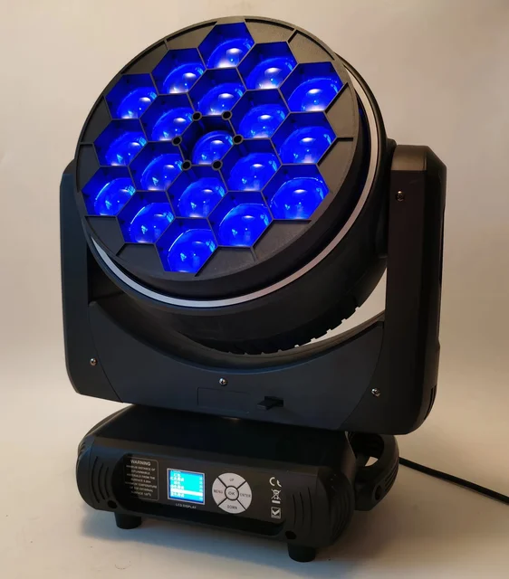 Cabeza robotica LED WASH 19x15W