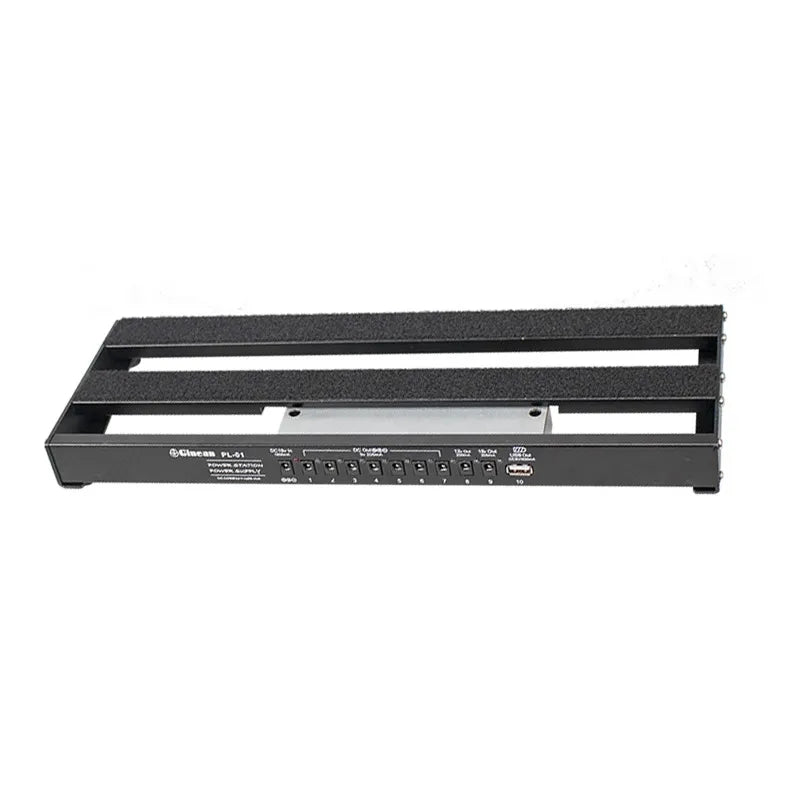Pedalboard para pedales de efecto con fuente de alimentación integrada