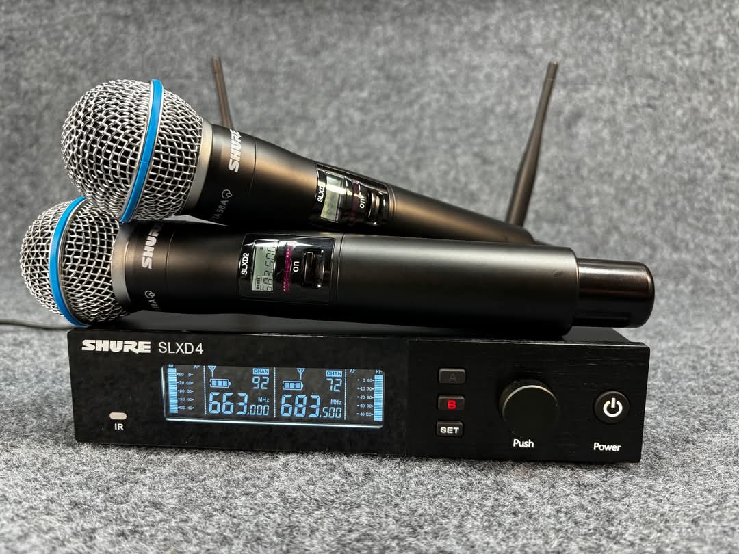 SLXD4 Dual Microfono inalambrico