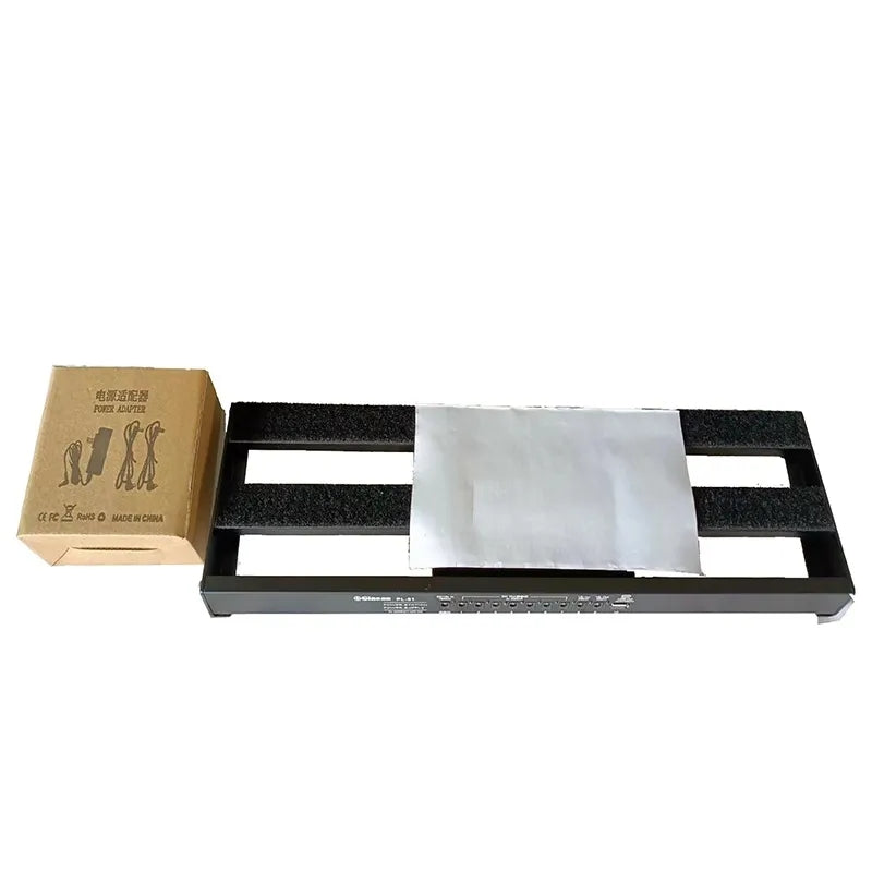 Pedalboard para pedales de efecto con fuente de alimentación integrada