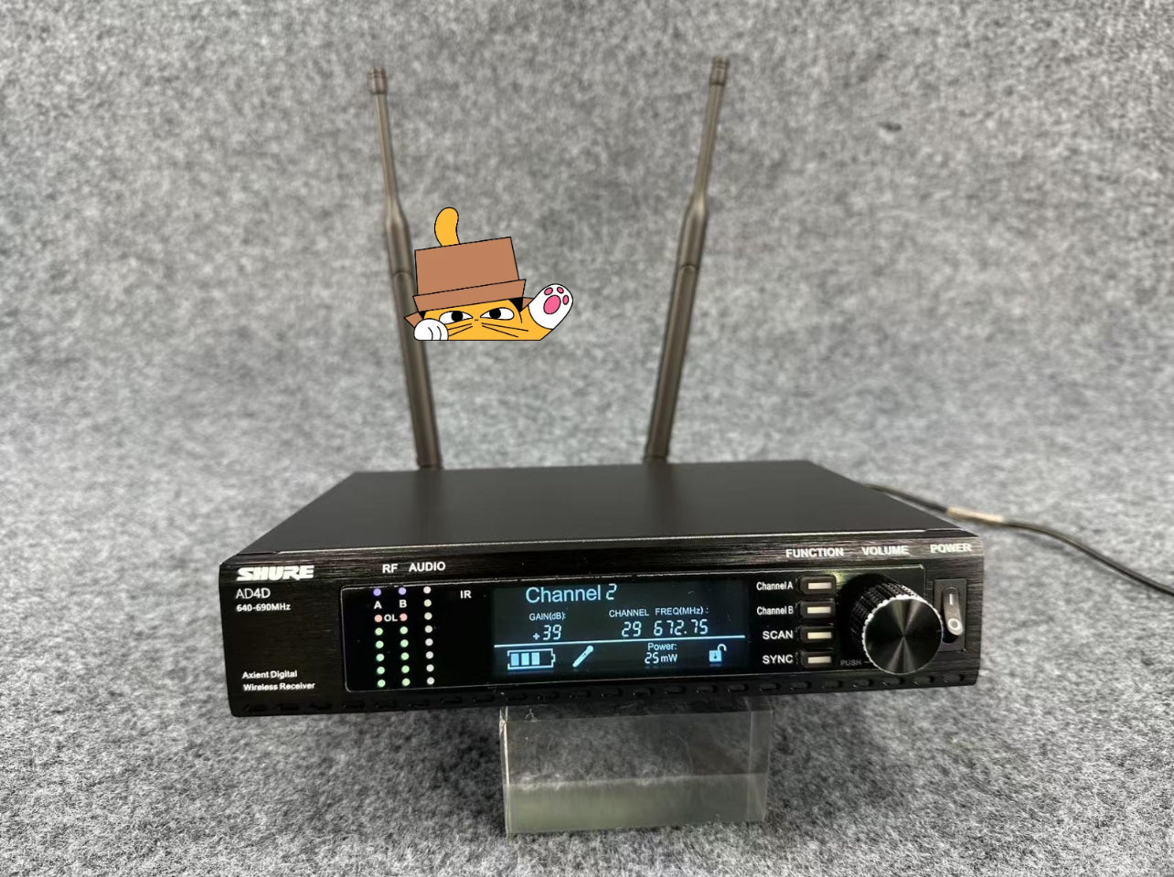 AD4D-S Microfono inalambrico doble
