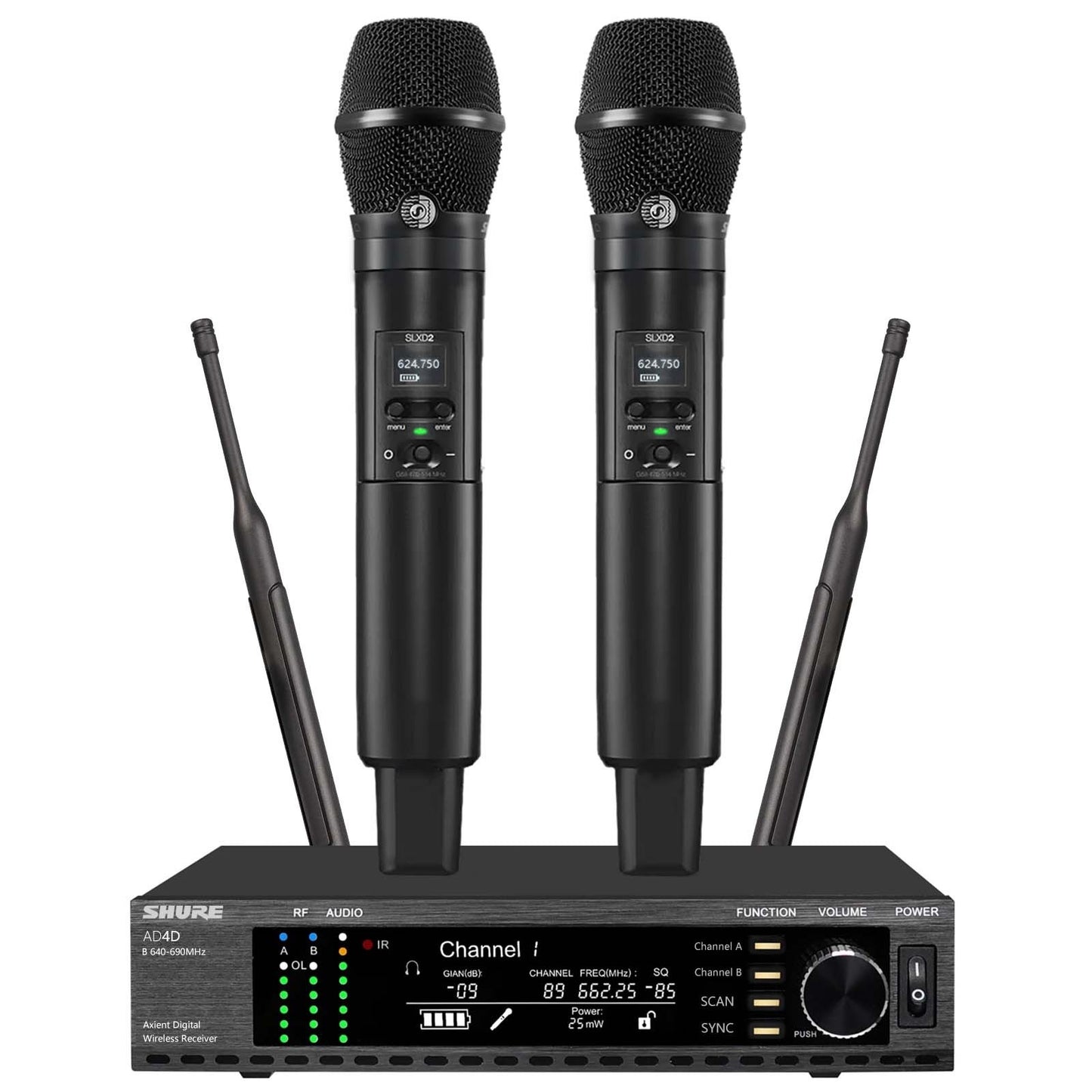 AD4D-S Microfono inalambrico doble