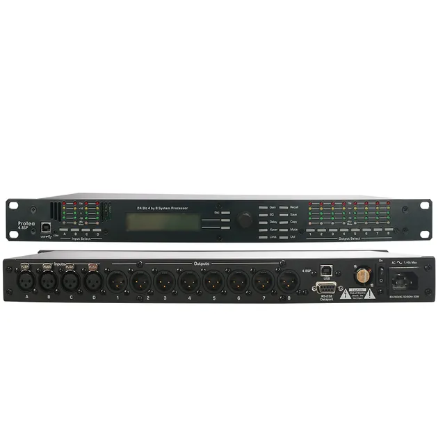 Protea 4.8 Procesador de audio Croosover efectos crossover