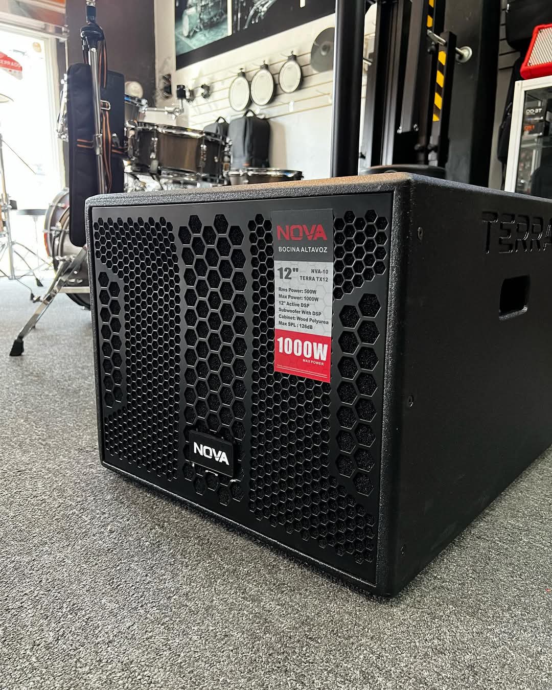 NOVA TERRA TX12 Subwoofer Amplificado 500w RMS