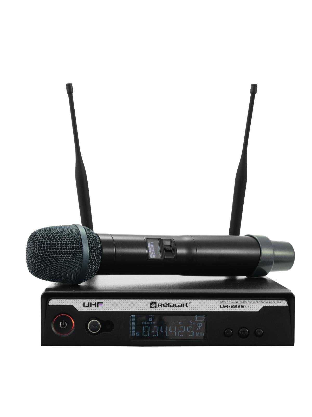 RELACART UR-222S UHF microfono