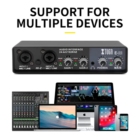 XTUGA E-22 Interfaz de Audio
