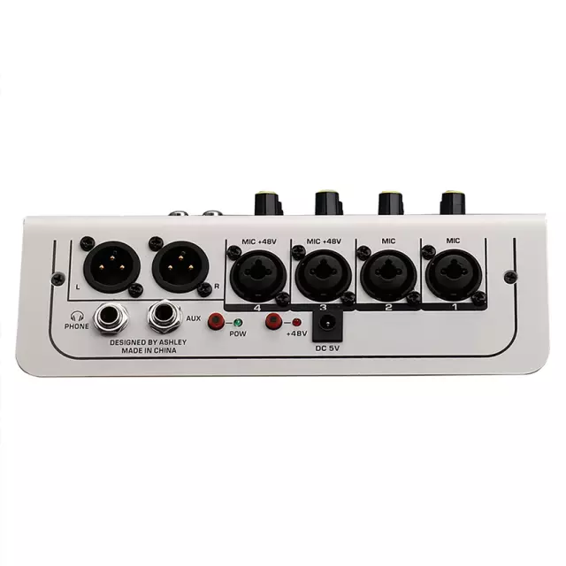 MIX-400 Mezcladora de Audio Profesional 6 Canales