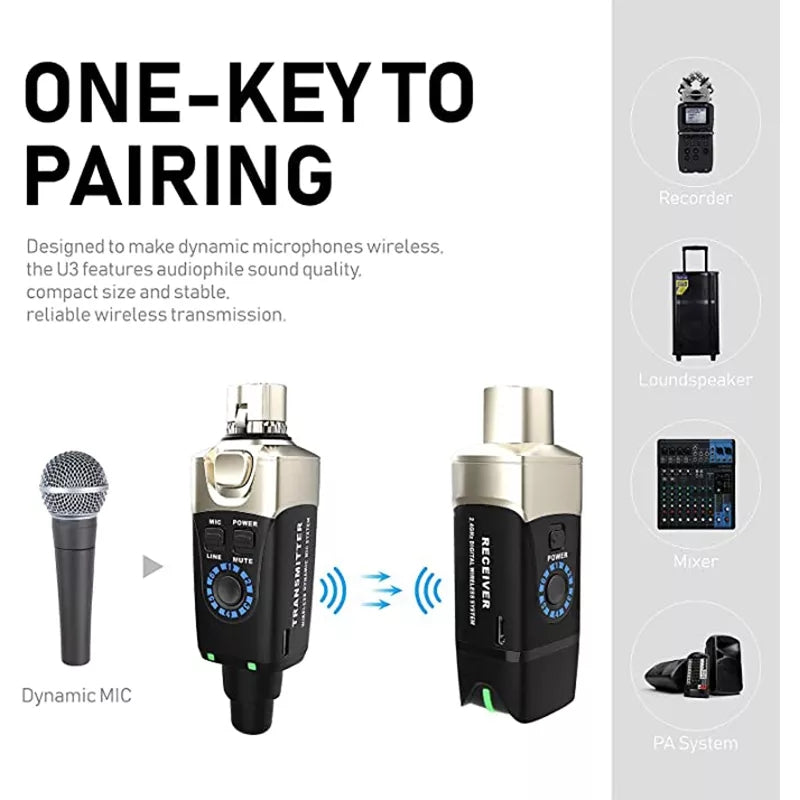 XVIVE U3 Sistema inalambrico para Microfono