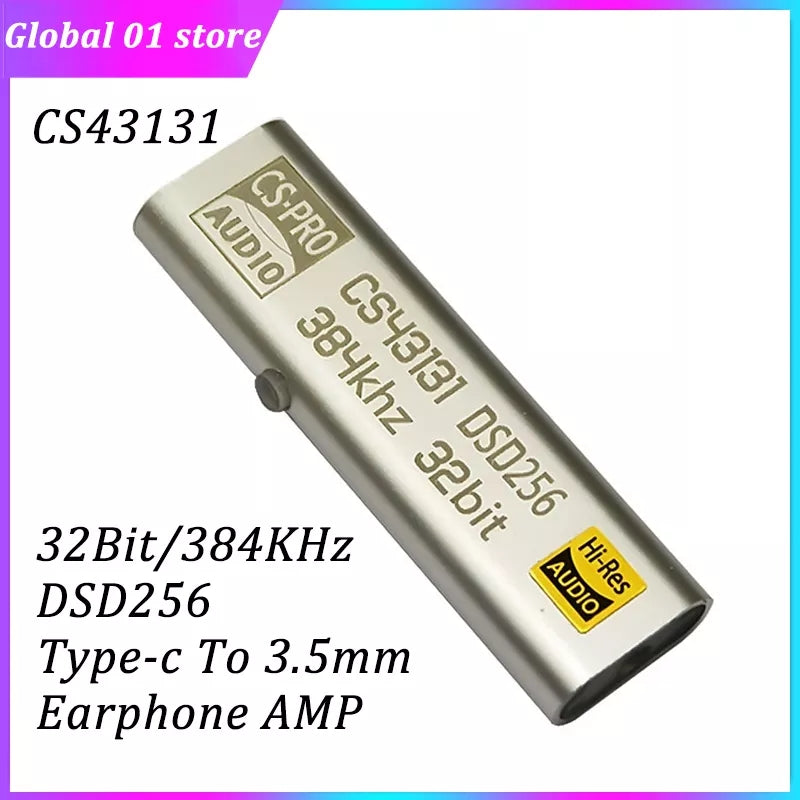 DAC CS43131Amplificador de Auriculares Hi-Res