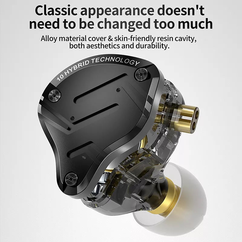 KZ ZS10 PRO X Black auriculares