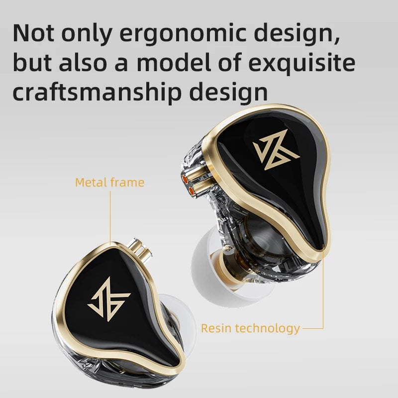 KZ ZAS Auriculares In ear 8 Drives (7BA+1DD)