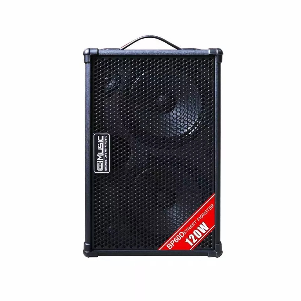 CoolMusic BD60D amplificador de Guitarra Electroacustica 120W, piano, Saxofon, Voz con Efectos