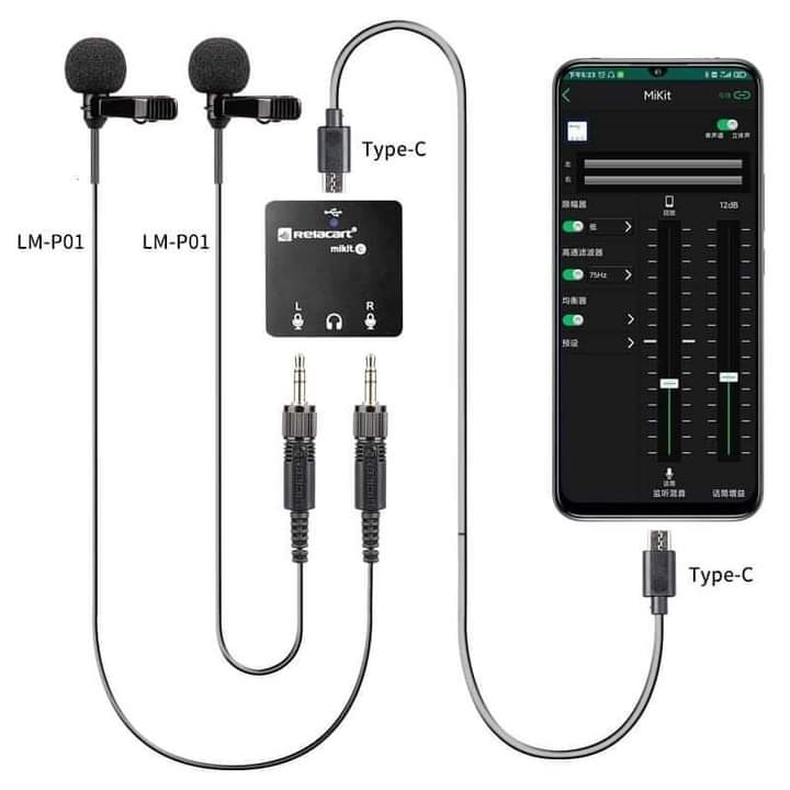 RELACART MIKIT C Mini interfaz de Audio