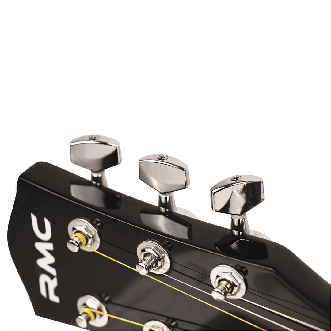 RMC Guitarra Electroacústica Jumbo Thinline negra