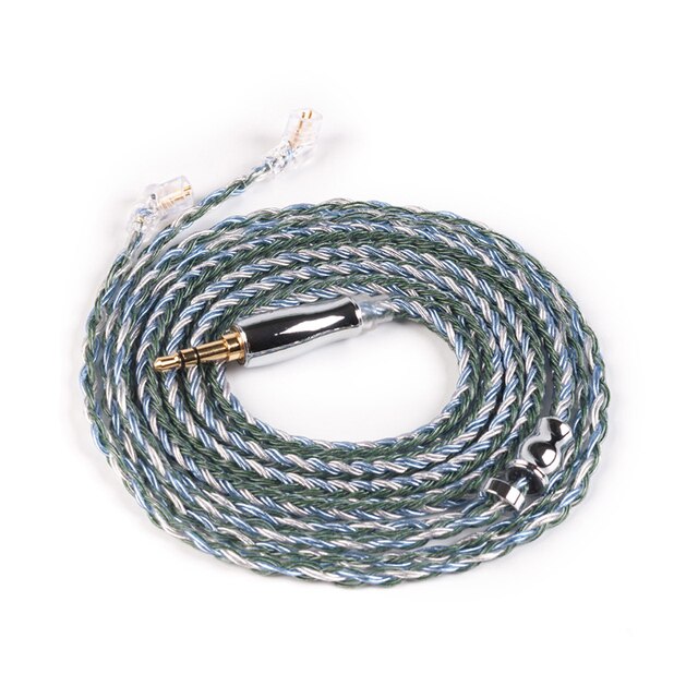 YINYOO Cable de Auriculares 16 Core Silver Plated