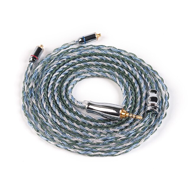 YINYOO Cable de Auriculares 16 Core Silver Plated