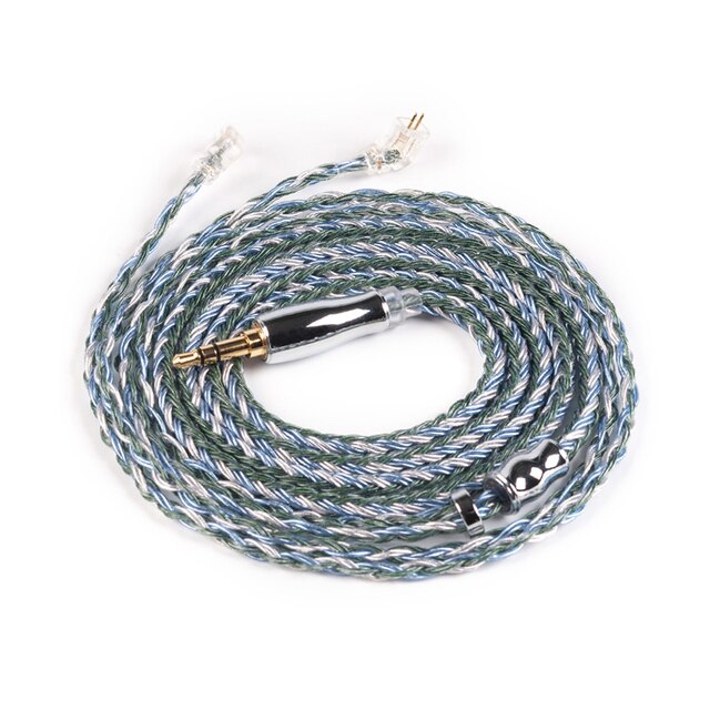 YINYOO Cable de Auriculares 16 Core Silver Plated