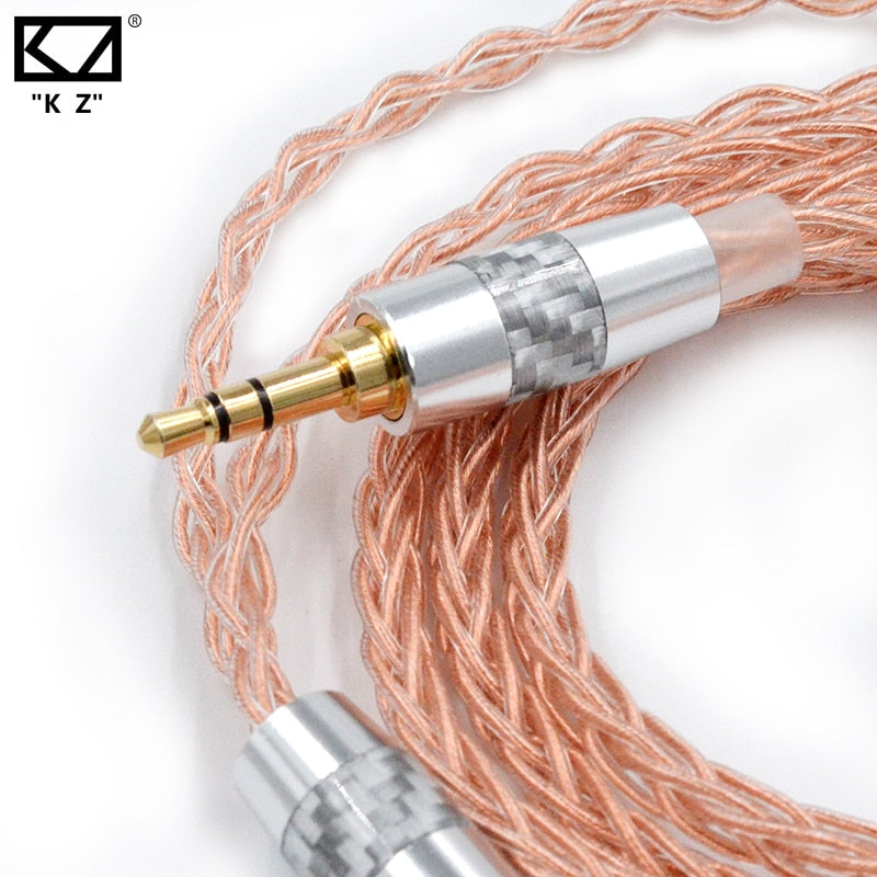 KZ Cable de audio para auriculares in ears libre de oxigeno 152 cores 8 nucleos
