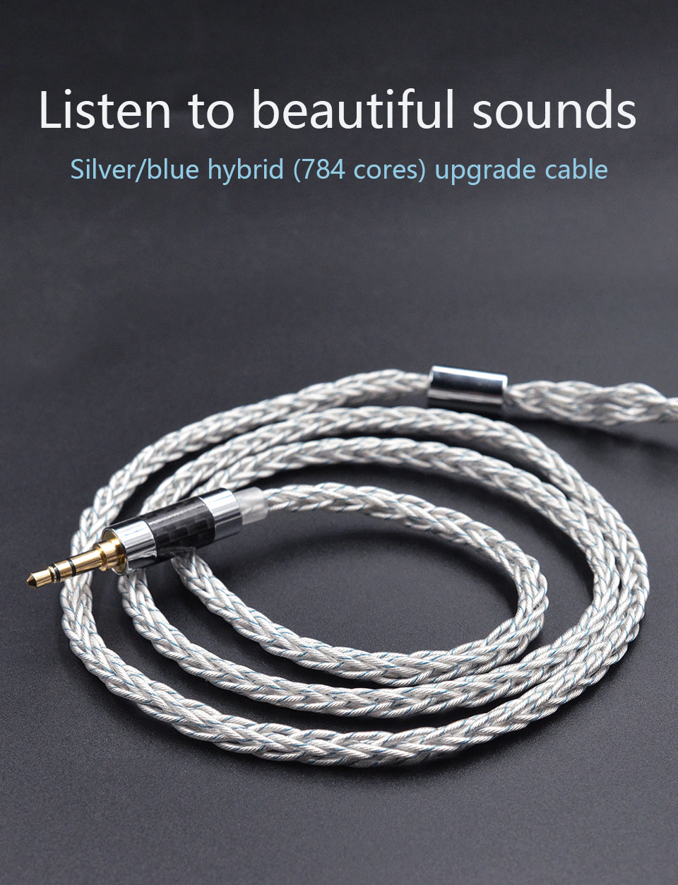 KZ cable plata de Audio 8 Nucleos 784 cores para Auriculares.