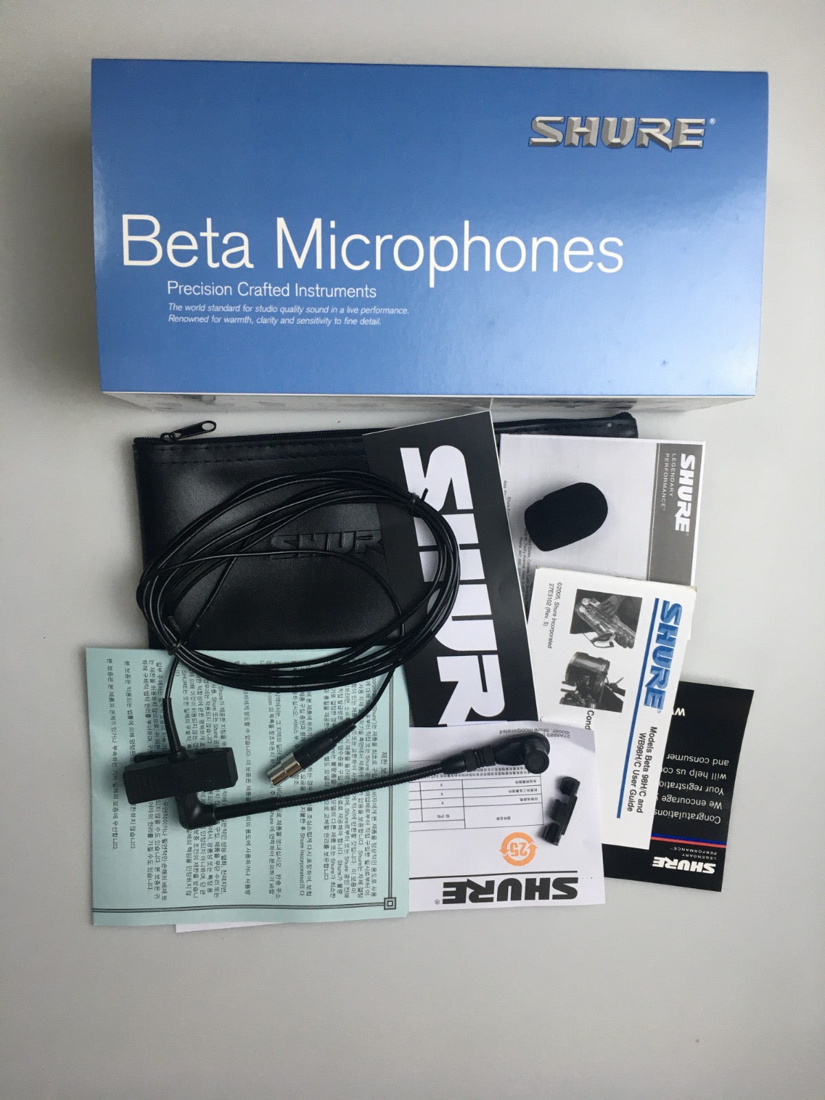Beta98hc Microfono para Saxofon trompeta condensador mini XLR