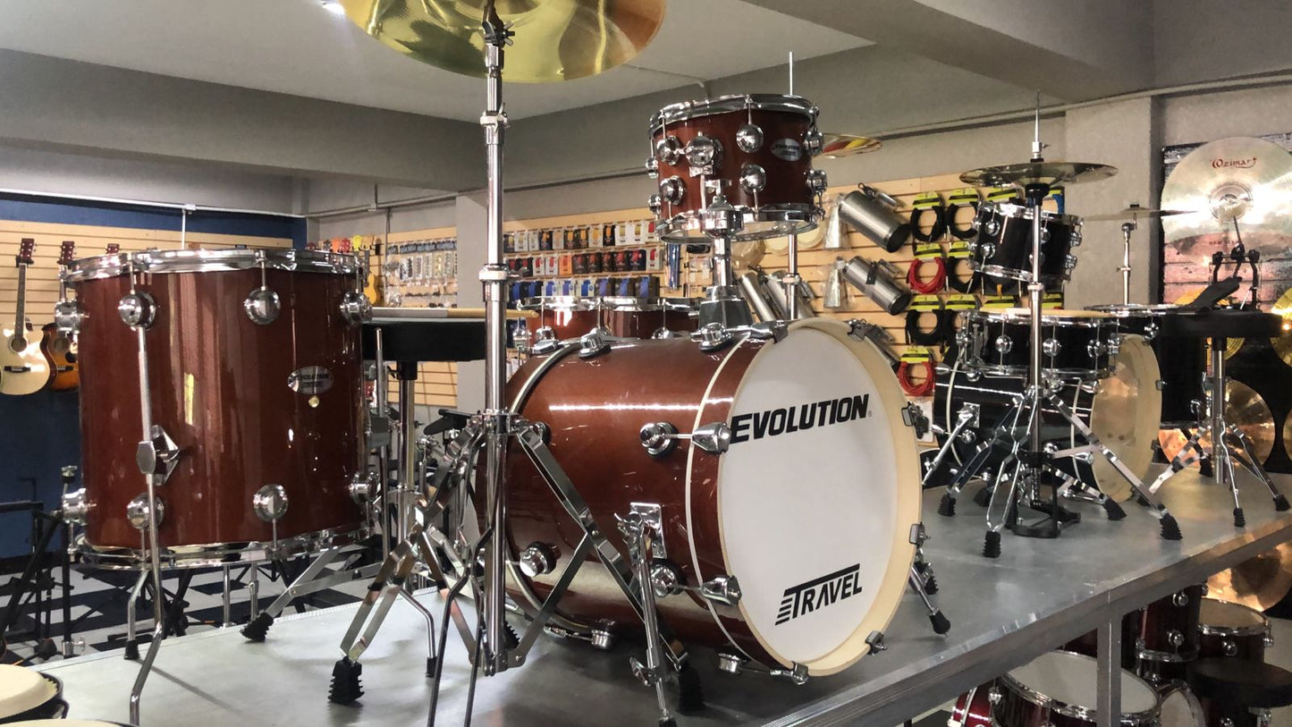 Bateria Acustica Evolution Travel 4 Pzas.