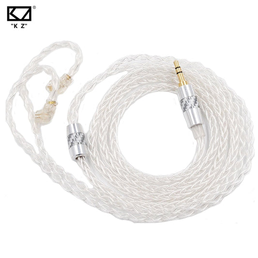 KZ cable de Auriculares  8 Core OFC