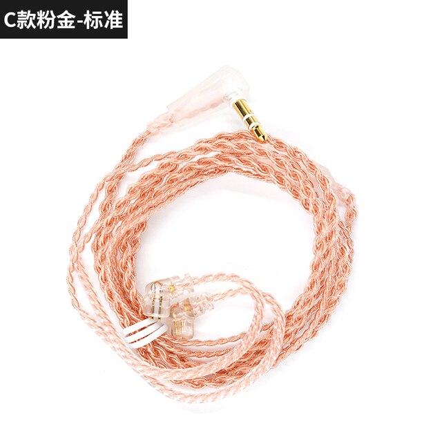 KZ cable de Auriculares  8 Core OFC