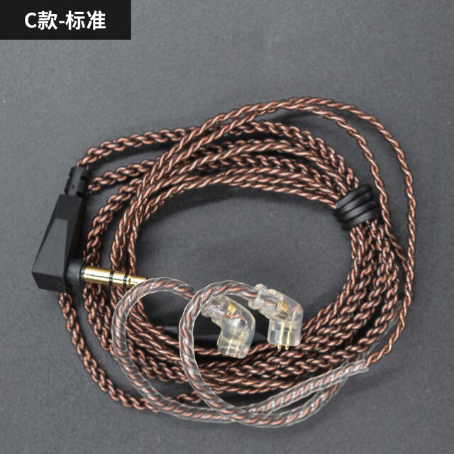 KZ cable de Auriculares  8 Core OFC