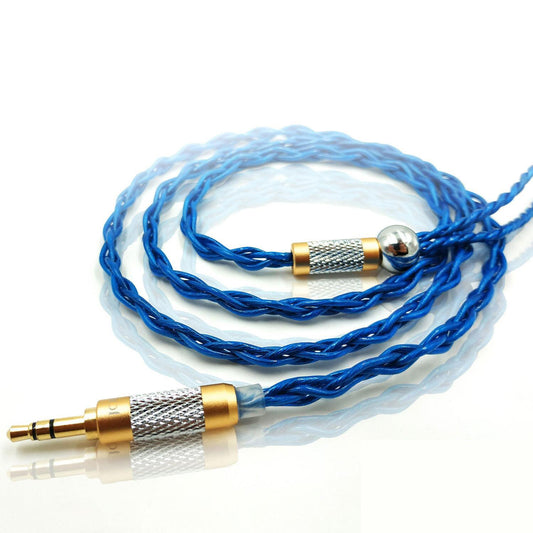 SILVER PLATED Cable de Auriculares